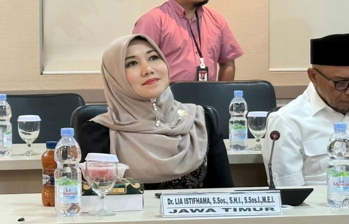 Lia Istifhama menerima aspirasi kepala desa Jawa Timur terkait pemotongan Dana Desa untuk program KDMP