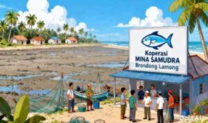 Kawasan wisata Pantai Kutang Lamongan yang disorot terkait dugaan SPPT dan SHM tanah negara