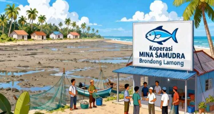 Kawasan wisata Pantai Kutang Lamongan yang disorot terkait dugaan SPPT dan SHM tanah negara