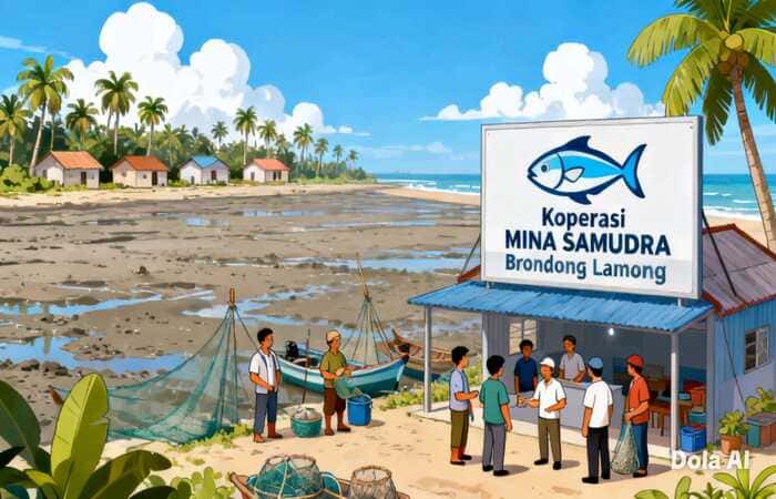 Kawasan wisata Pantai Kutang Lamongan yang disorot terkait dugaan SPPT dan SHM tanah negara