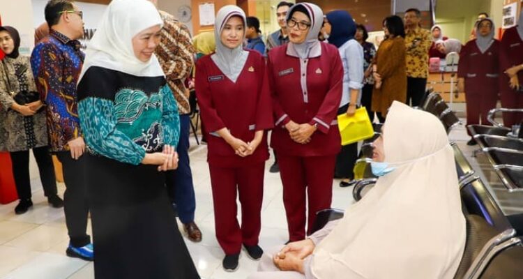 Gubernur Khofifah meresmikan RS KORPRI Pura Raharja sebagai aset KORPRI Pemprov Jatim di Surabaya