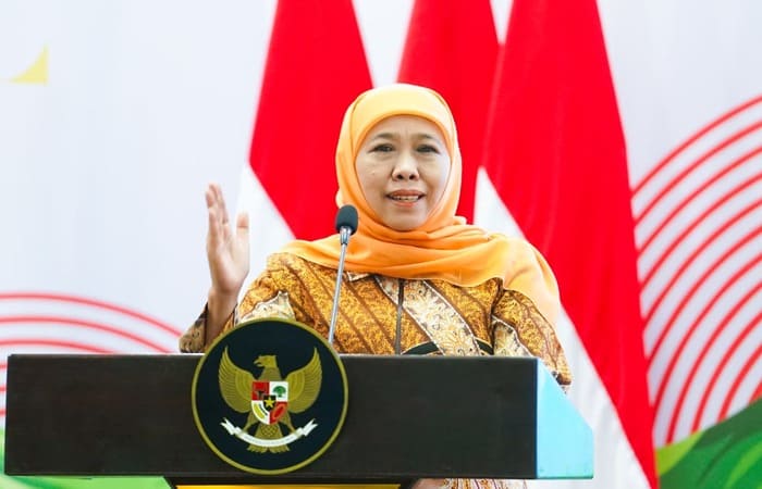 Gubernur Khofifah membuka sosialisasi pengelolaan talenta digital bersama 2.600 pendidik Jatim