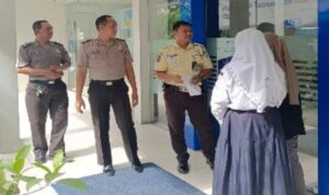Petugas Polsek Tikung melaksanakan patroli objek vital untuk mencegah kejahatan 4C