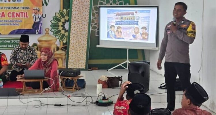 Sosialisasi Asmara Centil di Ponpes Al-Musa’adah Tikung Lamongan cegah bullying remaja lintas sektoral