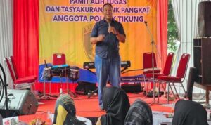 Kapolsek Tikung dan Forkopimcam hadiri tasyakuran kenaikan pangkat anggota Polsek Tikung Lamongan