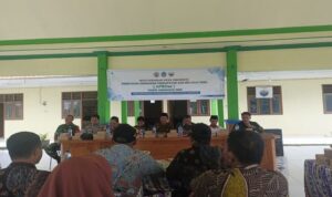 Musdes penetapan APBDes 2026 Desa Wonokromo di Balai Desa Wonokromo, Kecamatan Tikung, Lamongan.
