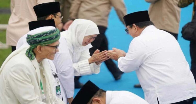 Presiden Prabowo dan Gubernur Khofifah hadiri Mujahadah Kubro Satu Abad NU di Malang