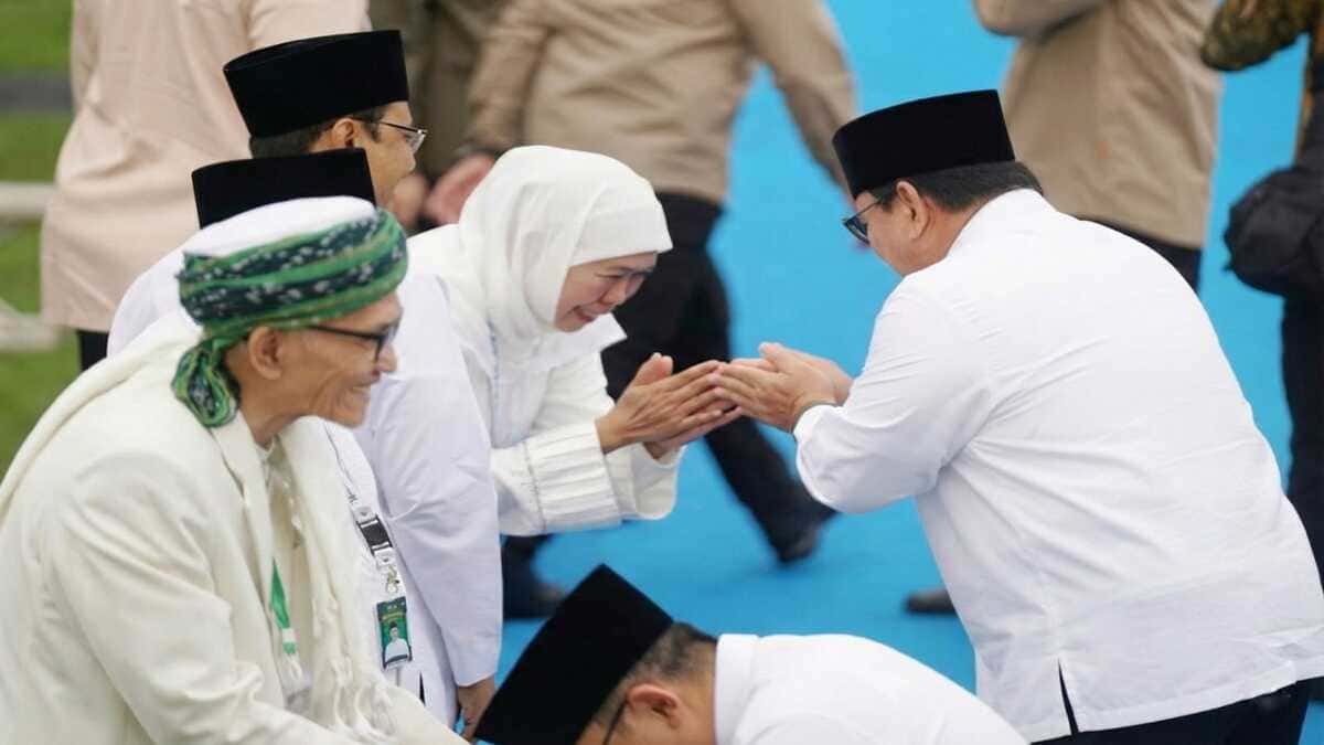 Presiden Prabowo dan Gubernur Khofifah hadiri Mujahadah Kubro Satu Abad NU di Malang