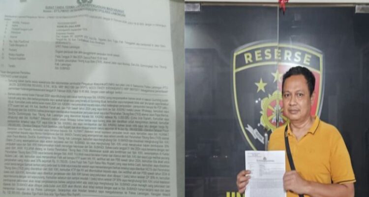 Warga Lamongan melaporkan dugaan sengketa tanah sawah ke Polres Lamongan